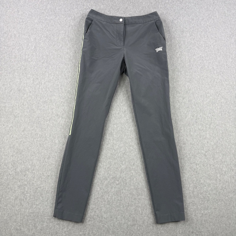 PXG Golf Pants Womens Medium Gray Side Stripe Parsons Xtreme Golf Activewear‎